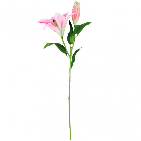 Sublime Lys Rose - Décoration fleur artificielle art floral