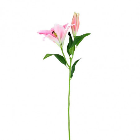 Sublime Lys Rose - Décoration fleur artificielle art floral Sublime Lys Rose - Décoration fleur artificielle art floral
