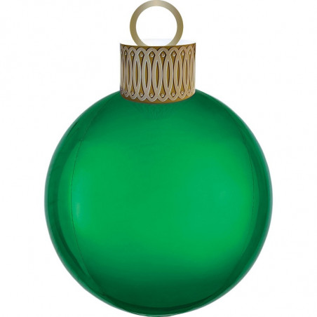 Ballon Boule de Noël Verte XL Miroir 50cm - Décoration