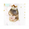 Couronne Glitter Princesse Diadème Rose et Doré Couronne Glitter Princesse Diadème Rose et Doré