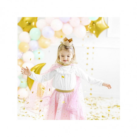Jupe Tulle Anniversaire Rose Poudré Etoiles dorées Jupe Tulle Anniversaire Rose Poudré Etoiles dorées