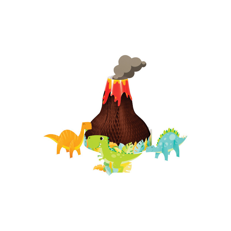 Centre de table avec 3 dino