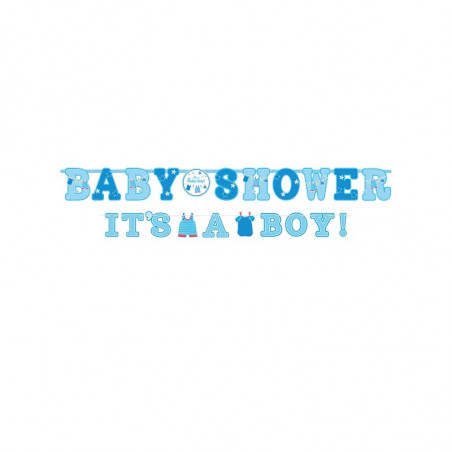 Banderole Baby Shower It's A Boy Garçon Banderole Baby Shower It's A Boy Garçon
