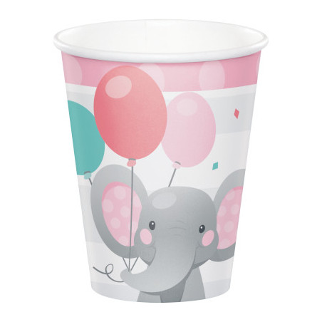 Grandes Gobelets Elephant Rose Pastel