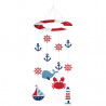 Décoration Mobile à Suspendre Thème Petit Bateau Marin
