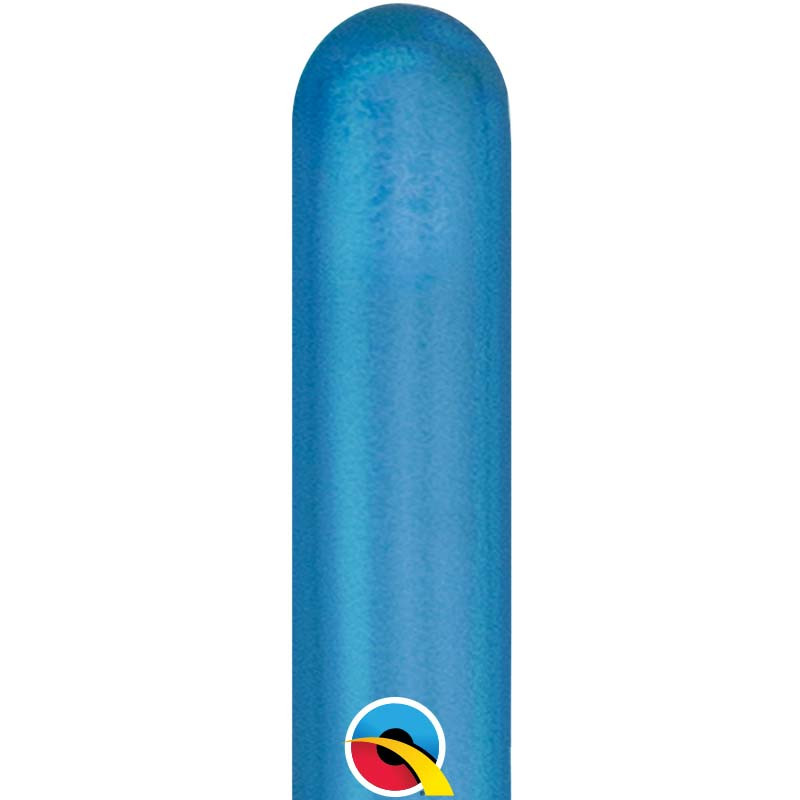 100 Ballons à Sculpter bleu chromé - Accessoires pro