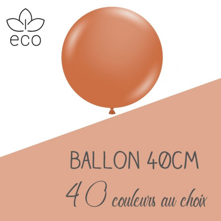Grand ballon 40cm - 60 couleurs au choix