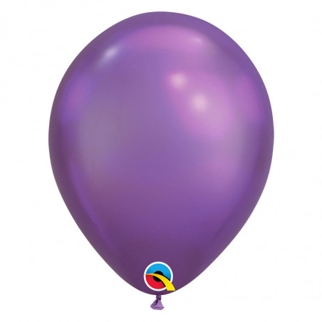 Ballon Chromé à l'unité - 30cm - 6 couleurs