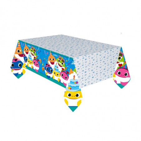 Grande nappe en papier - Anniversaire Baby Shark