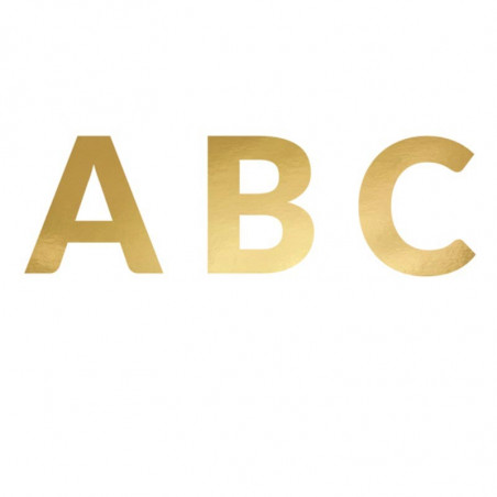 Banderole personnalisable Lettres Dorées Banderole personnalisable Lettres Dorées