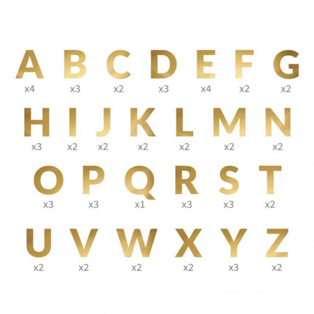Banderole personnalisable Lettres Dorées Banderole personnalisable Lettres Dorées