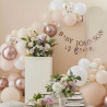 Kit Guirlande Ballons Organiques - Pêche & Blanc nacré Décoration Kit Guirlande Ballons Organiques - Pêche & Blanc nacré Décoration