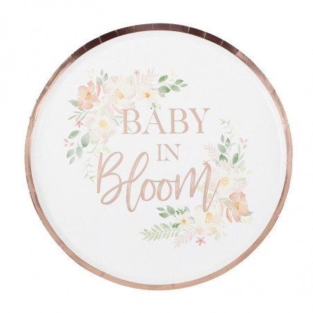 Grandes Assiettes Baby in Bloom Rose Gold - Rose Cuivré Grandes Assiettes Baby in Bloom Rose Gold - Rose Cuivré