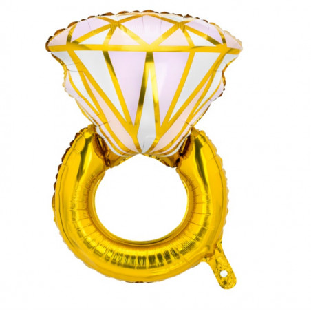 Ballon XL Alliance diamant - Décoration de Mariage fiançailles