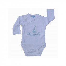 Body J'aime Maman bleu