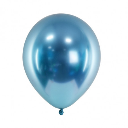 100 Mini Ballons Chromés 12cm - Premium