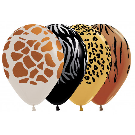 50 mini ballons Jungle Safari