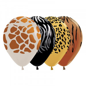 Ballon Chiffre 3 guépard décoration anniversaire safari jungle
