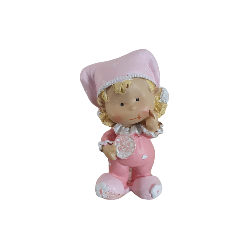 Figurine bébé fille décoration de table de fête