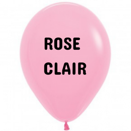 mini ballon sempertex rose clair