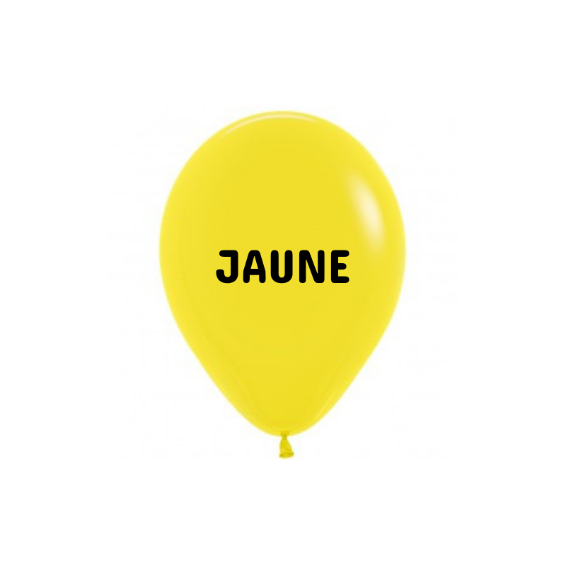 mini ballon sempertex jaune