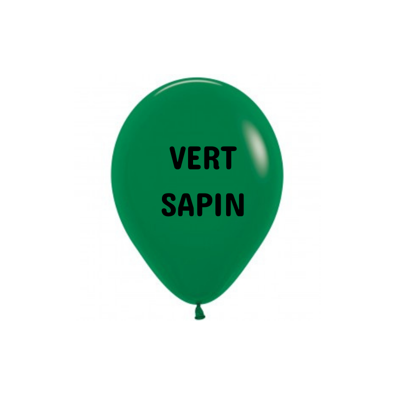 mini ballon sempertex vert sapin