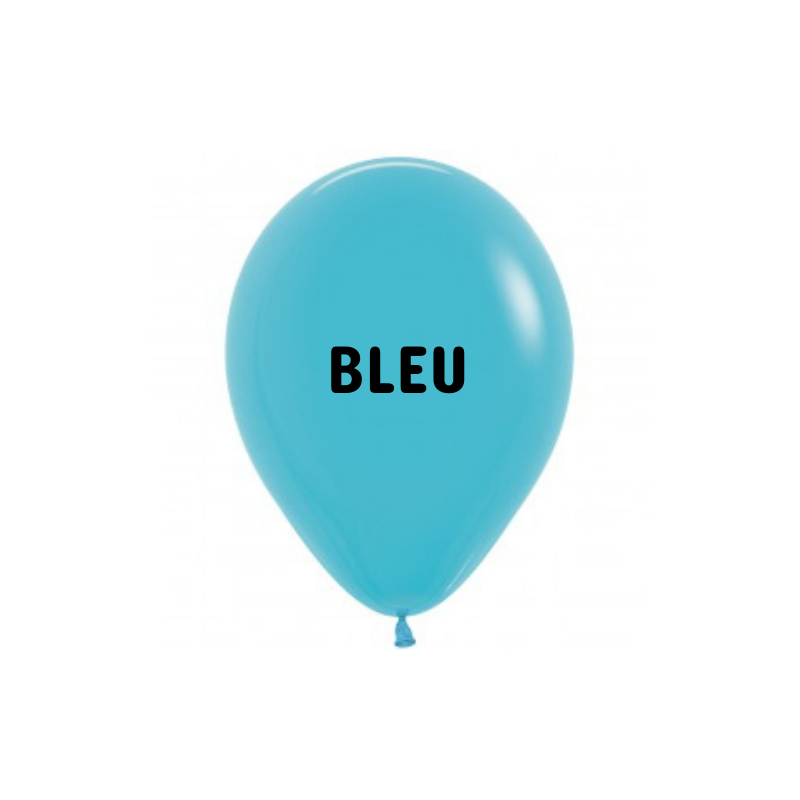 mini ballon sempertex bleu