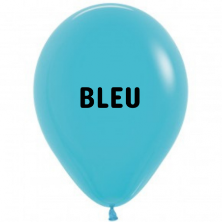 mini ballon sempertex bleu