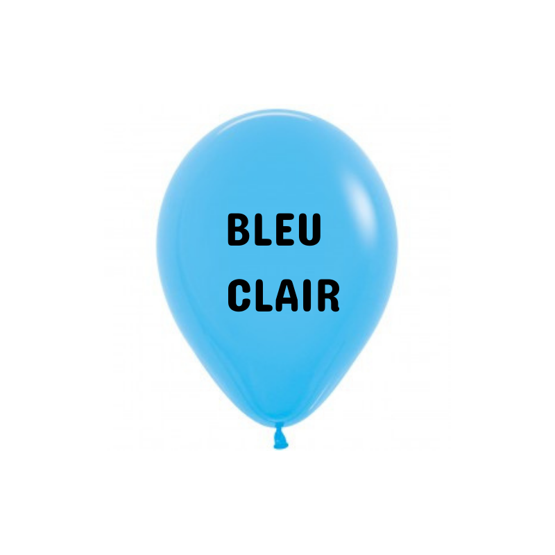 mini ballon sempertex bleu clair
