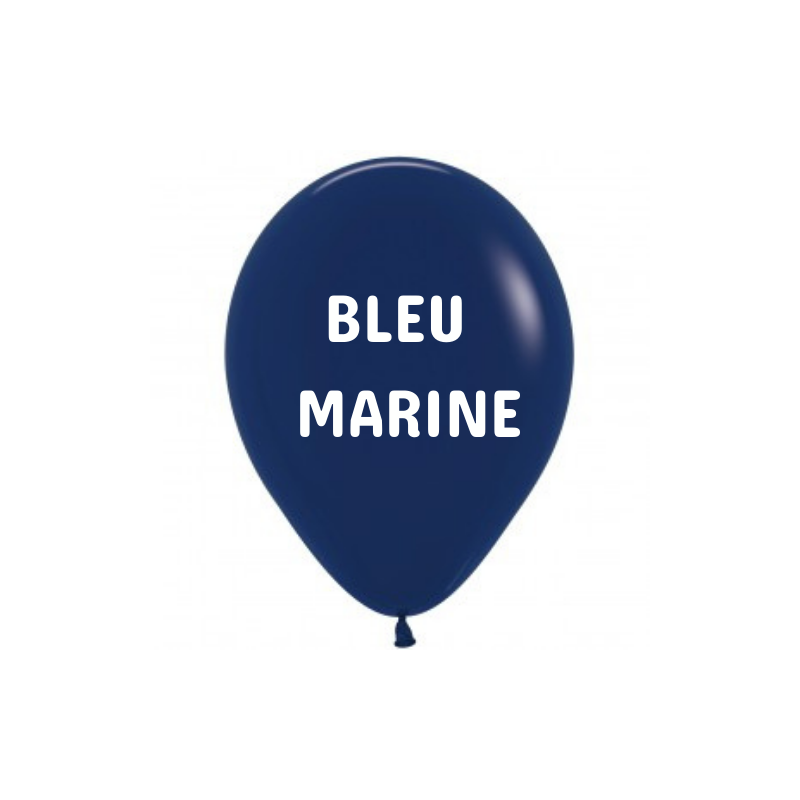 mini ballon sempertex bleu marine