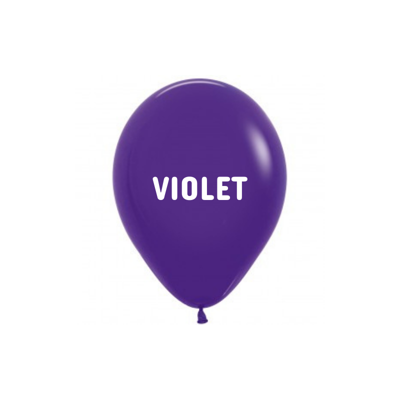 mini ballon sempertex violet