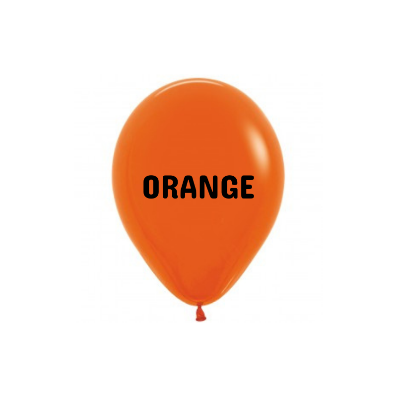 mini ballon sempertex orange