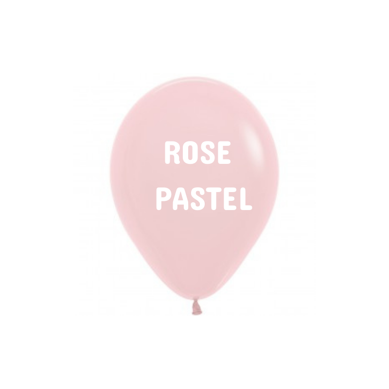 mini ballon sempertex rose pastel