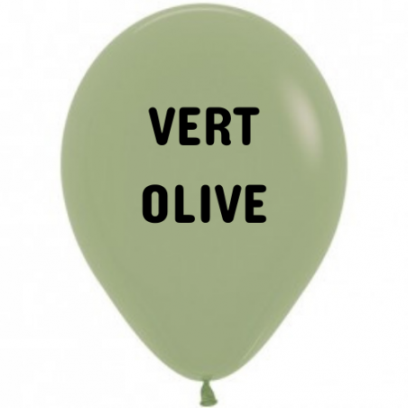 ballons 30cm sempertex vert olive