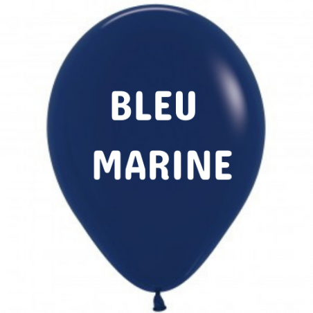 ballons 30cm sempertex bleu marine