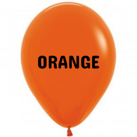 ballons 30cm sempertex orange