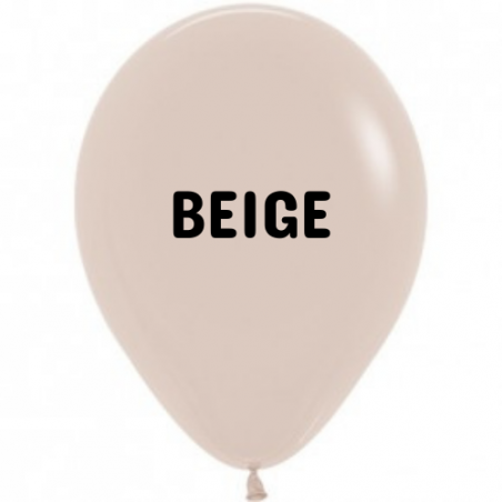 ballons 30cm sempertex beige