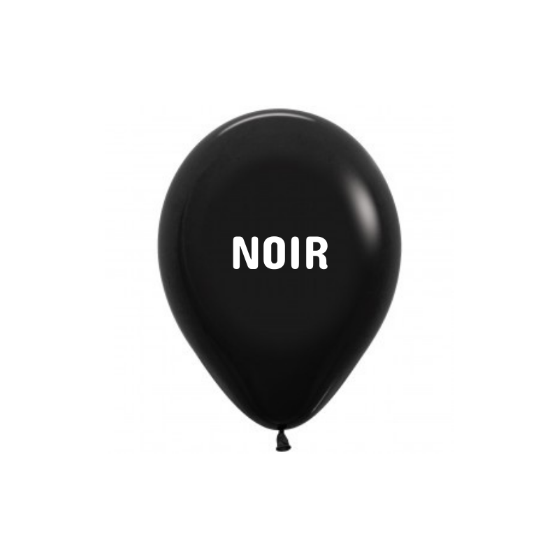 ballons 30cm sempertex noir