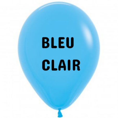 25 x ballons 40cm sempertex bleu clair