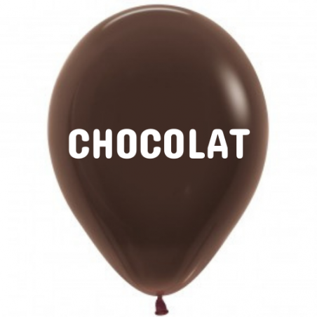 25 x ballons 40cm sempertex chocolat