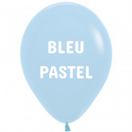 25 x ballons 40cm sempertex bleu pastel