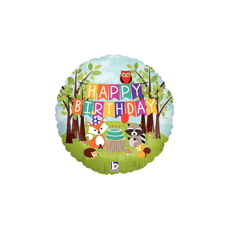 Kit de guirlande de ballons animaux de la forêt Sursurprise, thème
