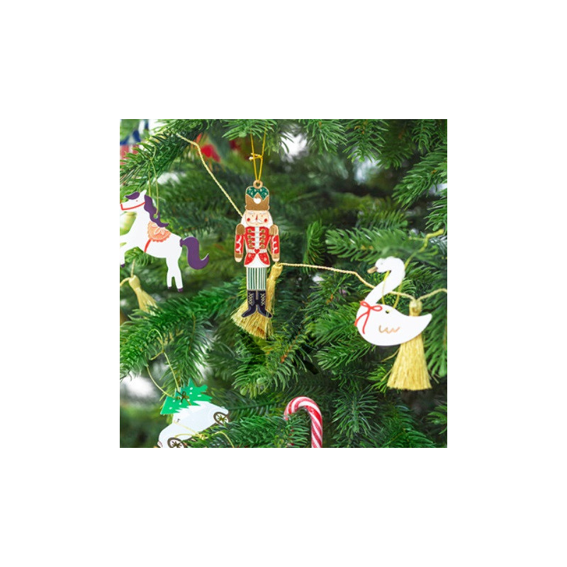 Décoration sapin de Noël Casse Noisette en métal