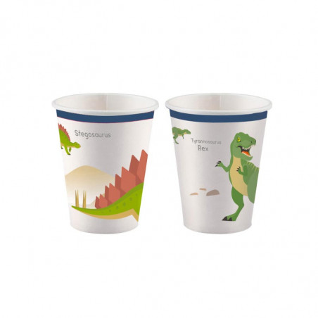 Verres Gobelets Dinosaure Anniversaire pour Enfant