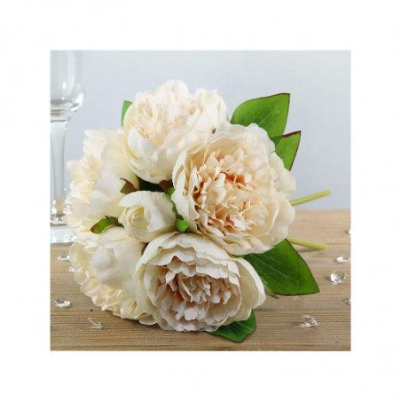 Petit bouquet de Pivoines Nude Fleurs Artificielles Premium