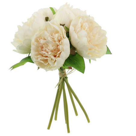 Petit bouquet de Pivoines Nude Fleurs Artificielles Premium