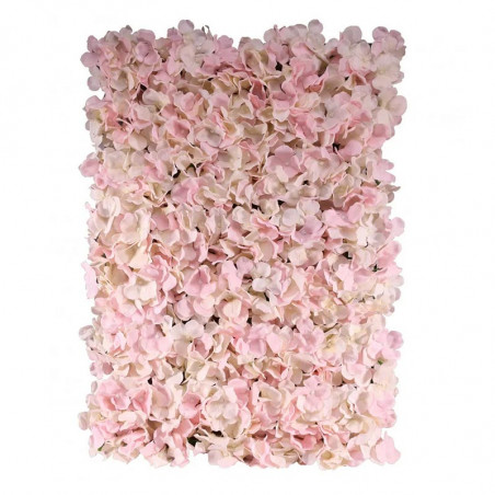 Grand Panneau pour Mur de Fleurs Rose & Blanc - Rideau Backdrop