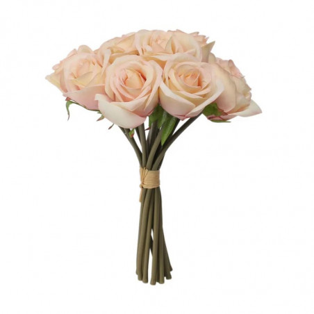 Gros bouquet de roses nude crème Fleurs Artificielles Premium