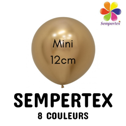 Ballon 50 chiffres dorés XL (rempli d'hélium) –