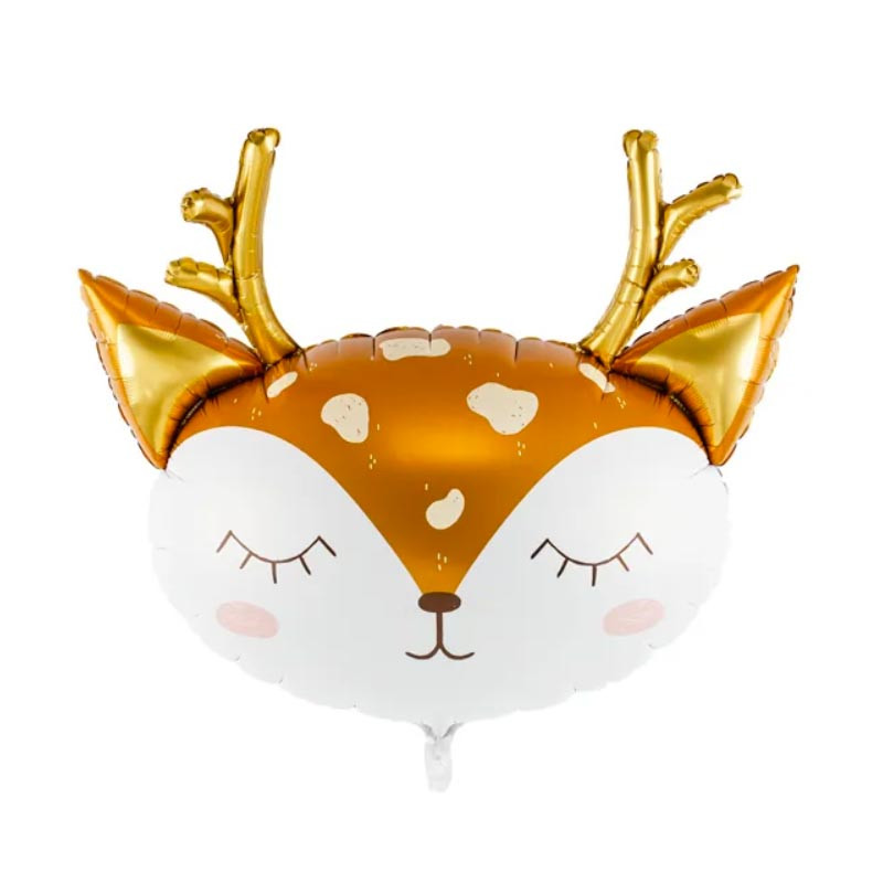 Ballon alu xxl biche - Animaux de la forêt